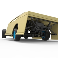 Dirt Modified stock car while turning 1:25 - Thumbnail 14