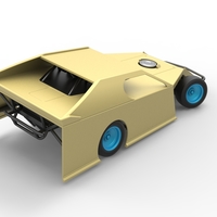 Dirt Modified stock car while turning 1:25 - Thumbnail 16