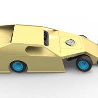 Dirt Modified stock car while turning 1:25 - Thumbnail 19