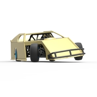 Dirt Modified stock car while turning 1:25 - Thumbnail 23