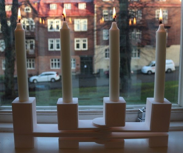 Swedish Candle Holder 3D Print 53968