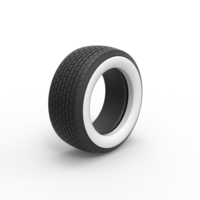 Whitewall Tire of Dirt Modified stock car 1:25 - Thumbnail 2