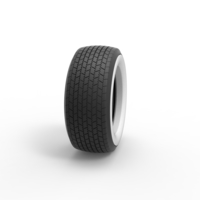 Whitewall Tire of Dirt Modified stock car 1:25 - Thumbnail 3