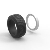 Whitewall Tire of Dirt Modified stock car 1:25 - Thumbnail 11