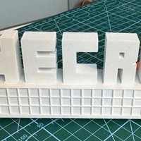 MINECRAFT lamp (Easy to PRINT!) - Thumbnail 3