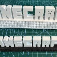 MINECRAFT lamp (Easy to PRINT!) - Thumbnail 4