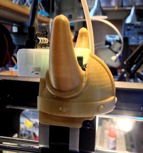 Viking Helmet Extruder Cover for Zortrax M200 3D Print 53990