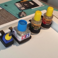 Ikea KLIPSK tray hobby holders hack Free 3D model - Thumbnail 3