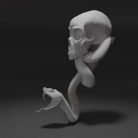 Morsmordre - Voldemort Dark Mark 3D model - Thumbnail 1