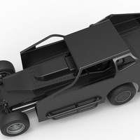 Northeast Dirt Modified stock car 1:25 - Thumbnail 4