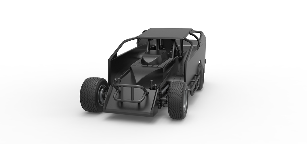 Northeast Dirt Modified stock car 1:25 3D Print 539951