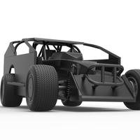 Northeast Dirt Modified stock car 1:25 - Thumbnail 23