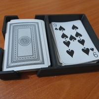 Small Card Holder/Dish for Playing Cards 3D Printing 539974