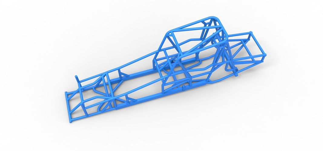 Frame of Northeast Dirt Modified stock car 1:25 3D Print 539977