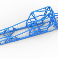 Frame of Northeast Dirt Modified stock car 1:25 - Thumbnail 3