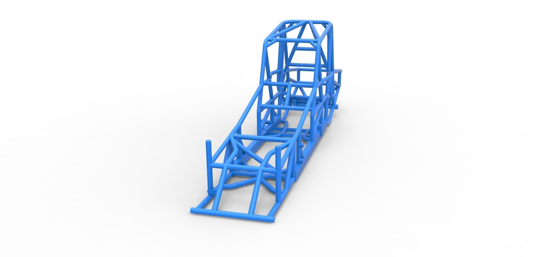 Frame of Northeast Dirt Modified stock car 1:25 3D Print 539978