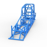 Frame of Northeast Dirt Modified stock car 1:25 - Thumbnail 4