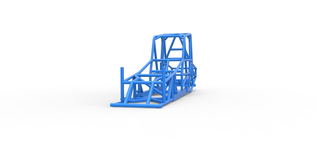 Frame of Northeast Dirt Modified stock car 1:25 3D Print 539979