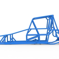 Frame of Northeast Dirt Modified stock car 1:25 - Thumbnail 7