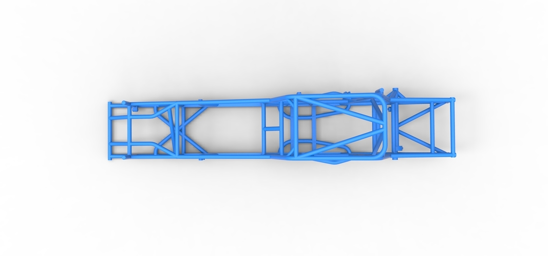 Frame of Northeast Dirt Modified stock car 1:25 3D Print 539983