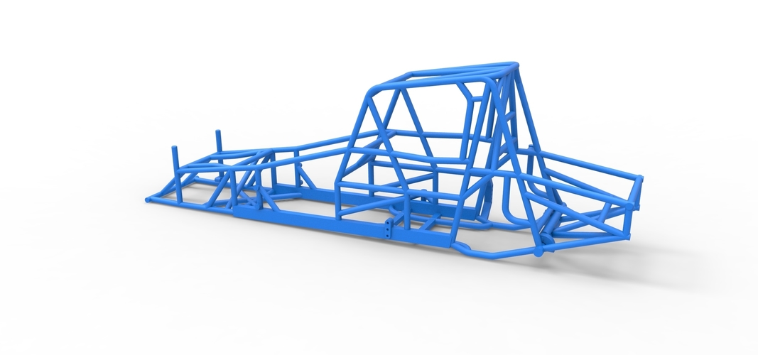 Frame of Northeast Dirt Modified stock car 1:25 3D Print 539984