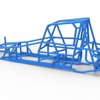 Frame of Northeast Dirt Modified stock car 1:25 - Thumbnail 10