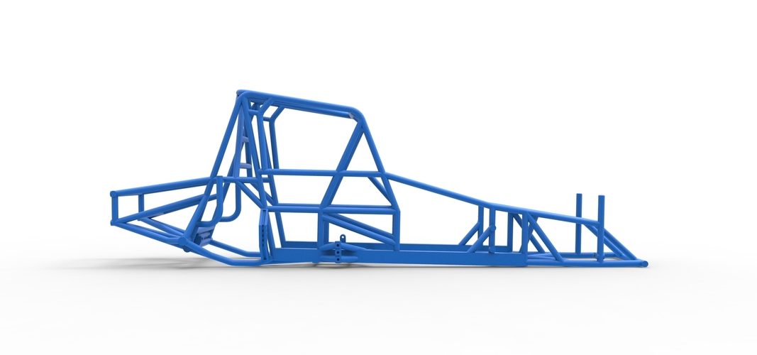 Frame of Northeast Dirt Modified stock car 1:25 3D Print 539988