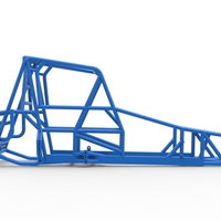 Frame of Northeast Dirt Modified stock car 1:25 - Thumbnail 14