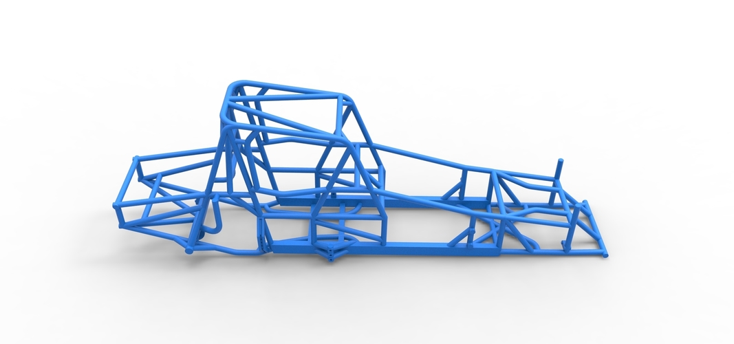 Frame of Northeast Dirt Modified stock car 1:25 3D Print 539989