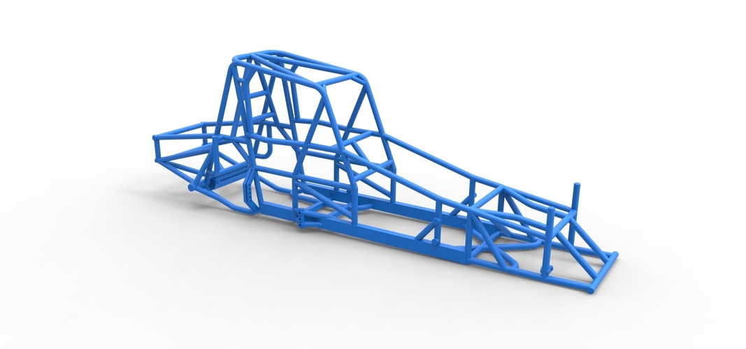 Frame of Northeast Dirt Modified stock car 1:25 3D Print 539990