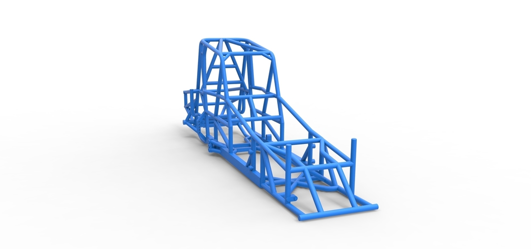 Frame of Northeast Dirt Modified stock car 1:25 3D Print 539991