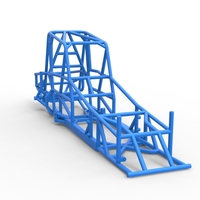 Frame of Northeast Dirt Modified stock car 1:25 - Thumbnail 17