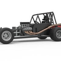 Northeast Dirt Modified stock car Base 1:25 - Thumbnail 2