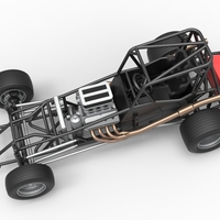 Northeast Dirt Modified stock car Base 1:25 - Thumbnail 4