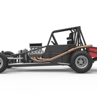 Northeast Dirt Modified stock car Base 1:25 - Thumbnail 9