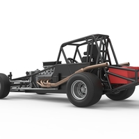 Northeast Dirt Modified stock car Base 1:25 - Thumbnail 13