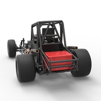 Northeast Dirt Modified stock car Base 1:25 - Thumbnail 14