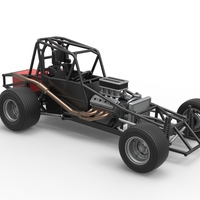 Northeast Dirt Modified stock car Base 1:25 - Thumbnail 22