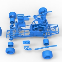 Northeast Dirt Modified stock car Base 1:25 - Thumbnail 24