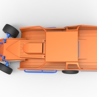 Northeast Dirt Modified stock car while turning 1:25 - Thumbnail 11