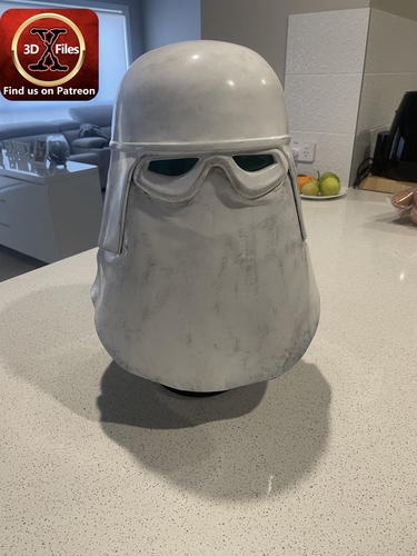 Star Wars - Snow Trooper Helmet - Empire Strikes Back - Cosplay  3D Print 540139