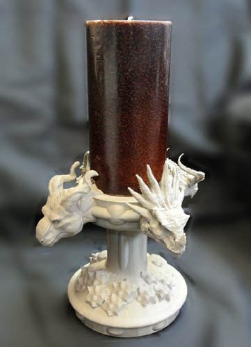 Four Dragons Candlestick 3D Print 54018