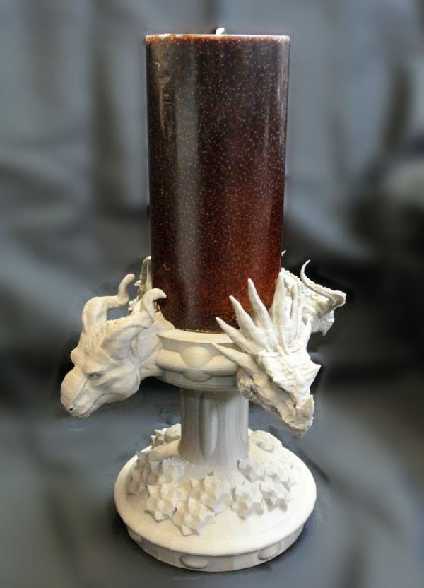 Four Dragons Candlestick