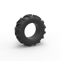 Tractor tire 24 Scale 1:25 - Thumbnail 1