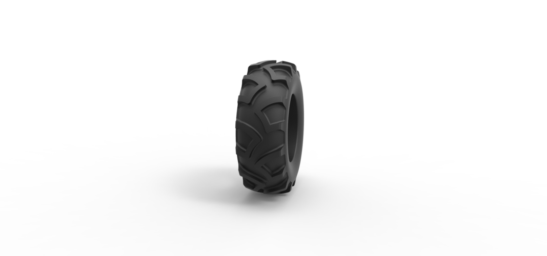 Diecast Tractor tire 24 Scale 1:25 3D Print 540189