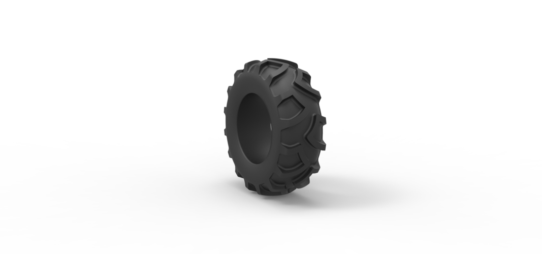 Diecast Tractor tire 24 Scale 1:25 3D Print 540194