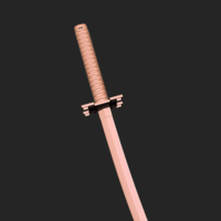 Muichiro katana Demon slayer 3d print model - Thumbnail 5