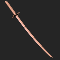 Muichiro katana Demon slayer 3d print model - Thumbnail 7