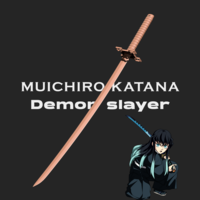 Muichiro katana Demon slayer 3d print model - Thumbnail 8