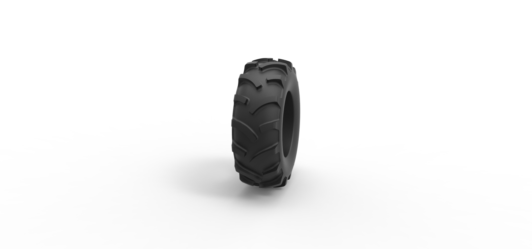 Tractor tire 26 Scale 1:25 3D Print 540272